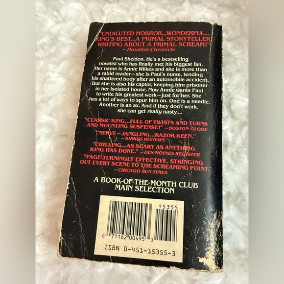Misery Stephen King Book Paperback - Picture 2 of 2